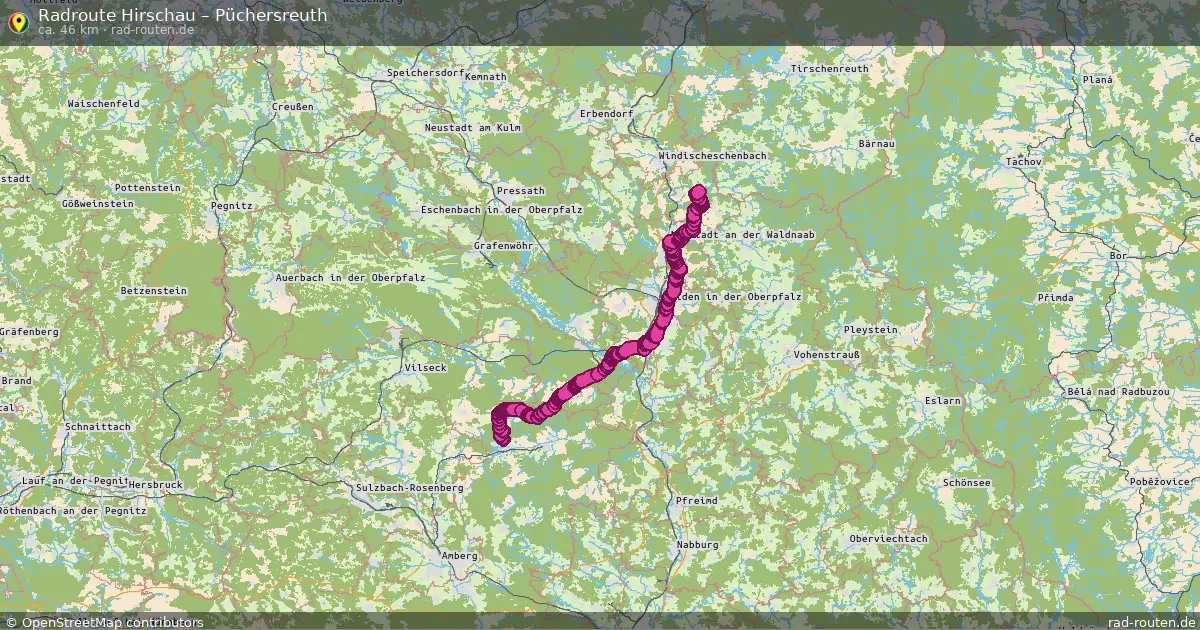 Radtour Hirschau – Püchersreuth