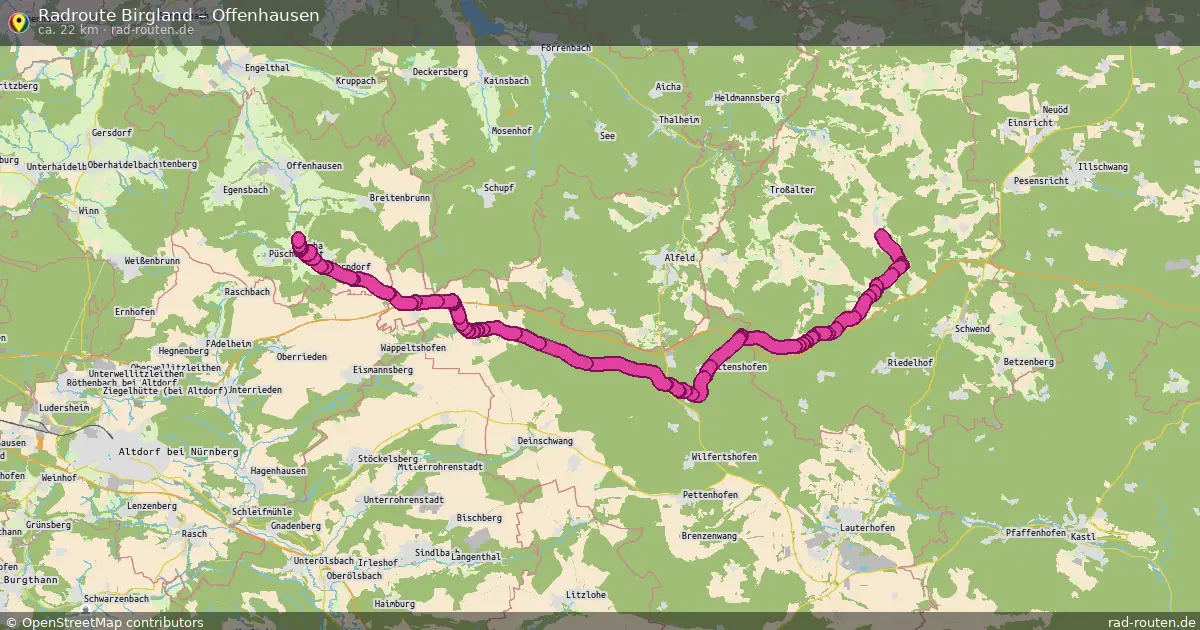 Radtour Birgland – Offenhausen