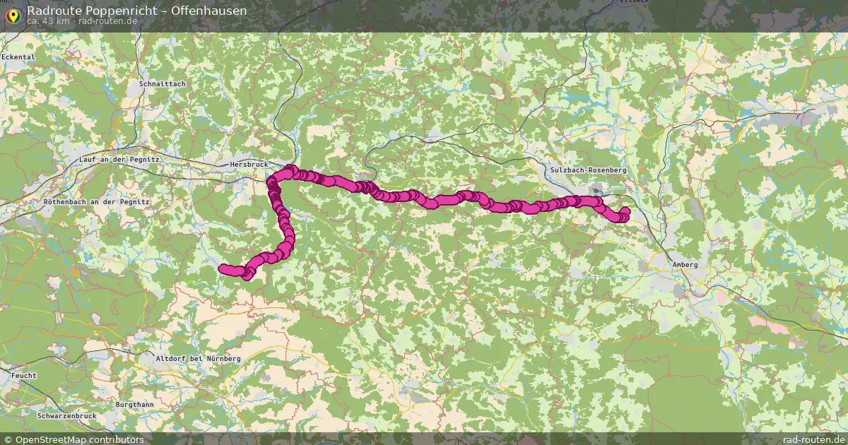 Radtour Poppenricht – Offenhausen
