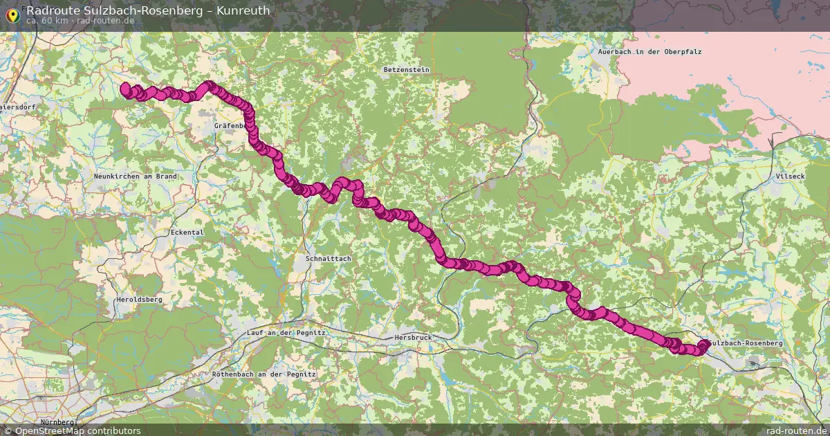 Radtour Sulzbach-Rosenberg – Kunreuth