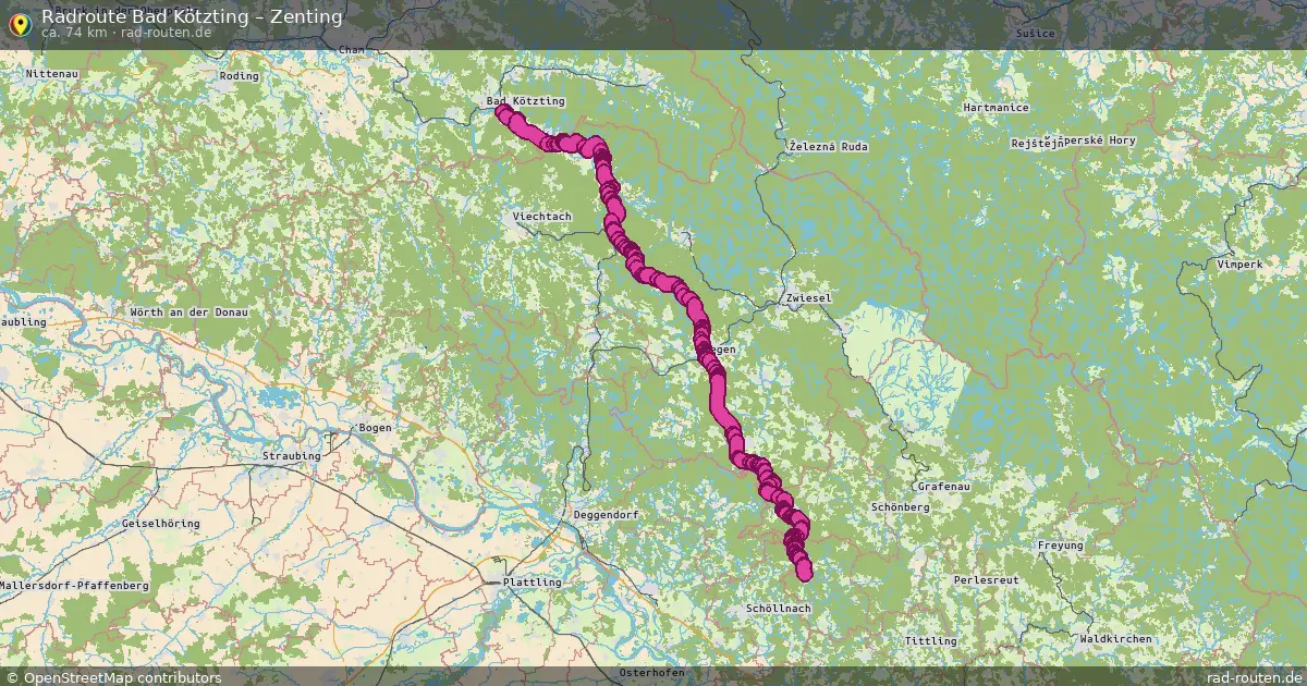 Radtour Bad Kötzting – Zenting