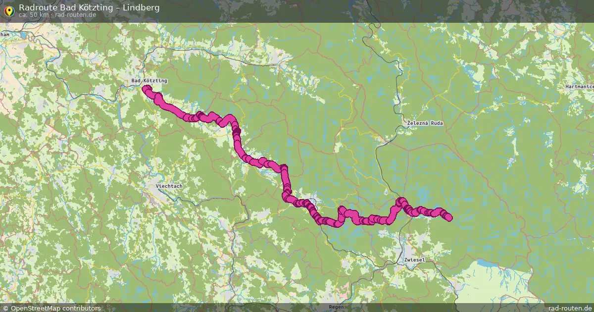 Radtour Bad Kötzting – Lindberg
