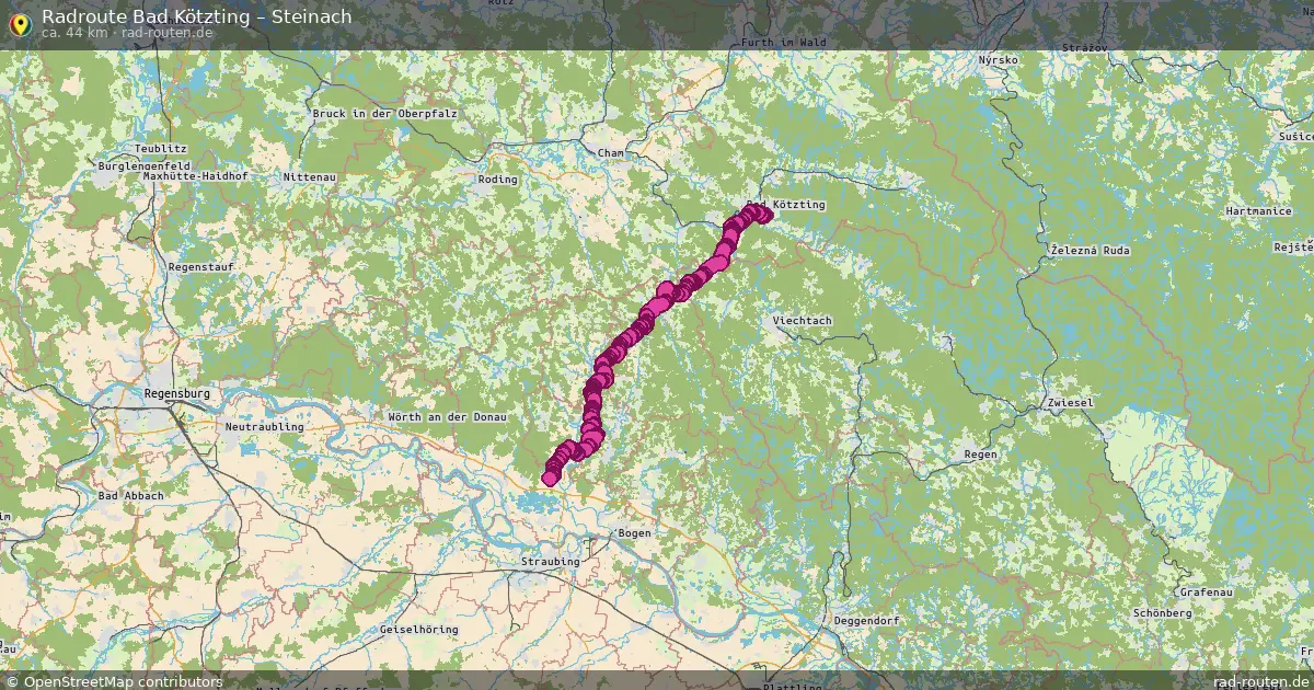 Radtour Bad Kötzting – Steinach