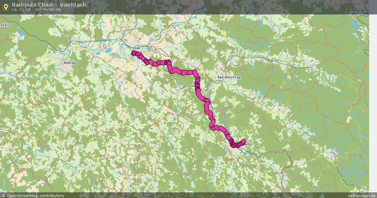 Radtour Cham – Viechtach