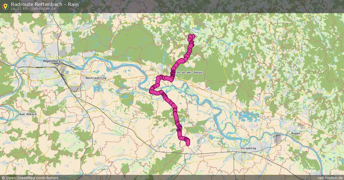 Radtour Rettenbach – Rain