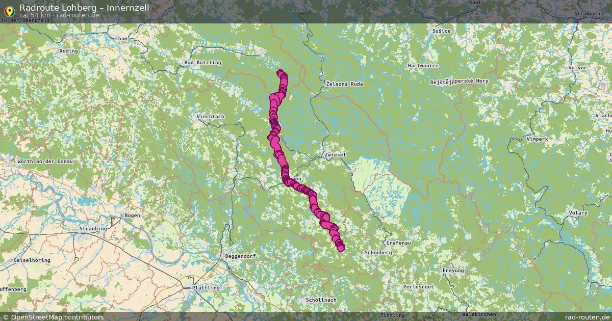 Radtour Lohberg – Innernzell