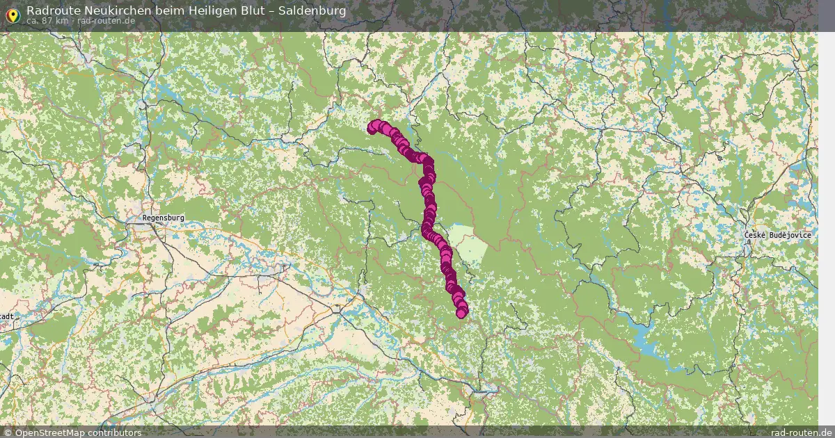 Radtour Neukirchen Beim Heiligen Blut – Saldenburg