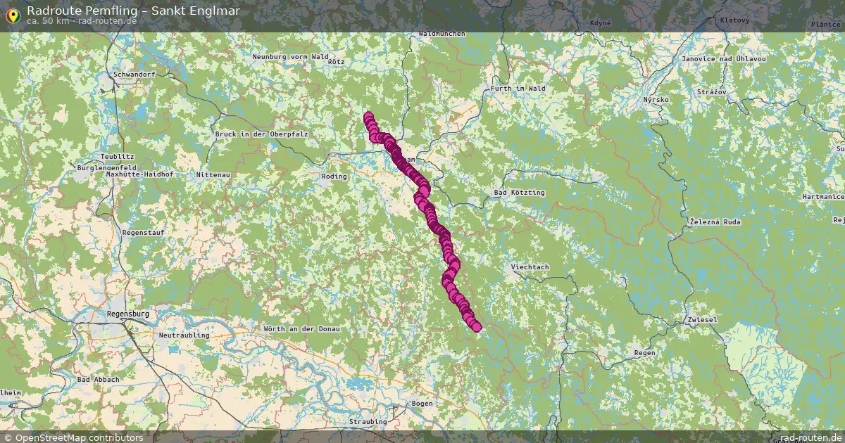 Radtour Pemfling – Sankt Englmar