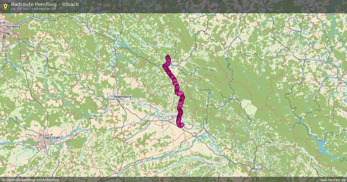 Radtour Pemfling – Irlbach