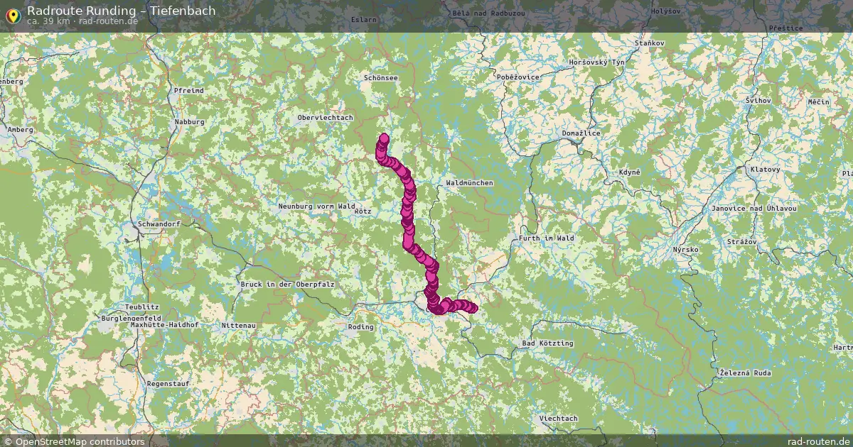 Radtour Runding – Tiefenbach