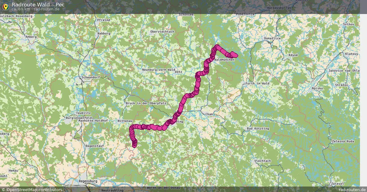 Radtour Wald – Pec