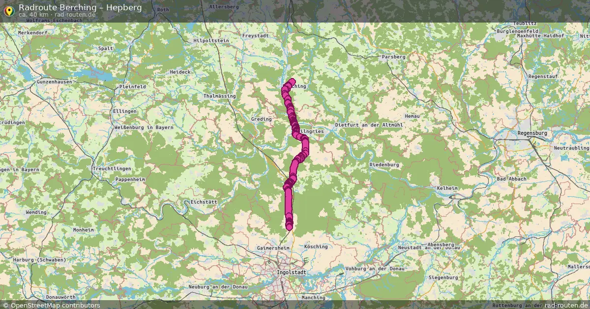 Radtour Berching – Hepberg