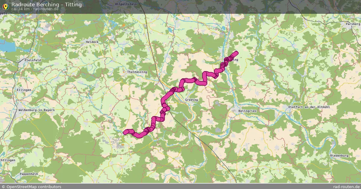 Radtour Berching – Titting