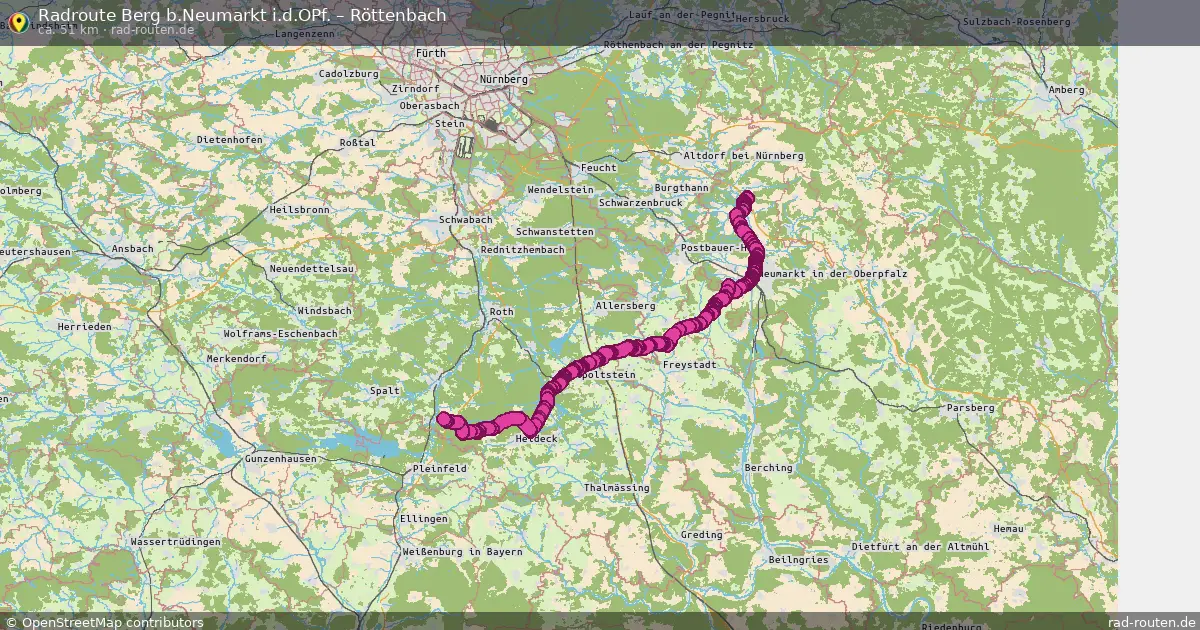Radtour Berg B.neumarkt I.d.opf. – Röttenbach