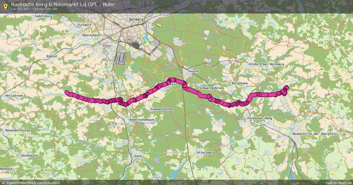 Radtour Berg B.neumarkt I.d.opf. – Rohr