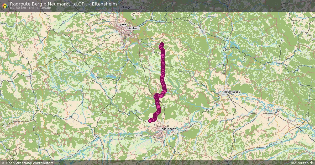 Radtour Berg B.neumarkt I.d.opf. – Eitensheim