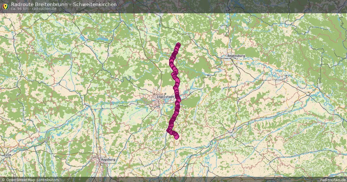 Radtour Breitenbrunn – Schweitenkirchen