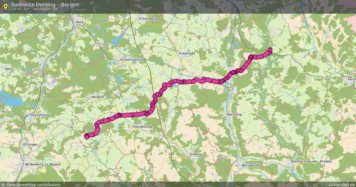 Radtour Deining – Bergen