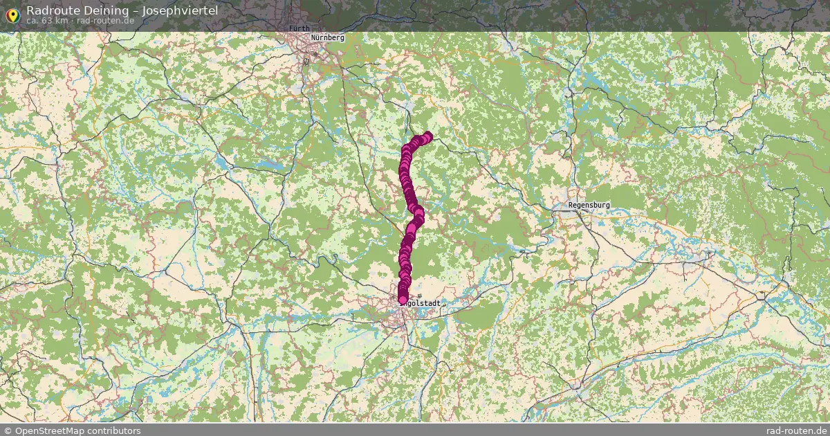 Radtour Deining – Josephviertel