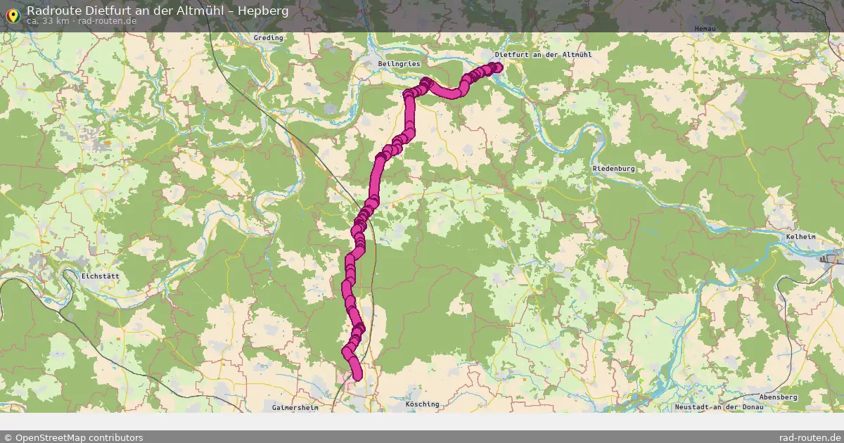 Radtour Dietfurt An Der Altmühl – Hepberg