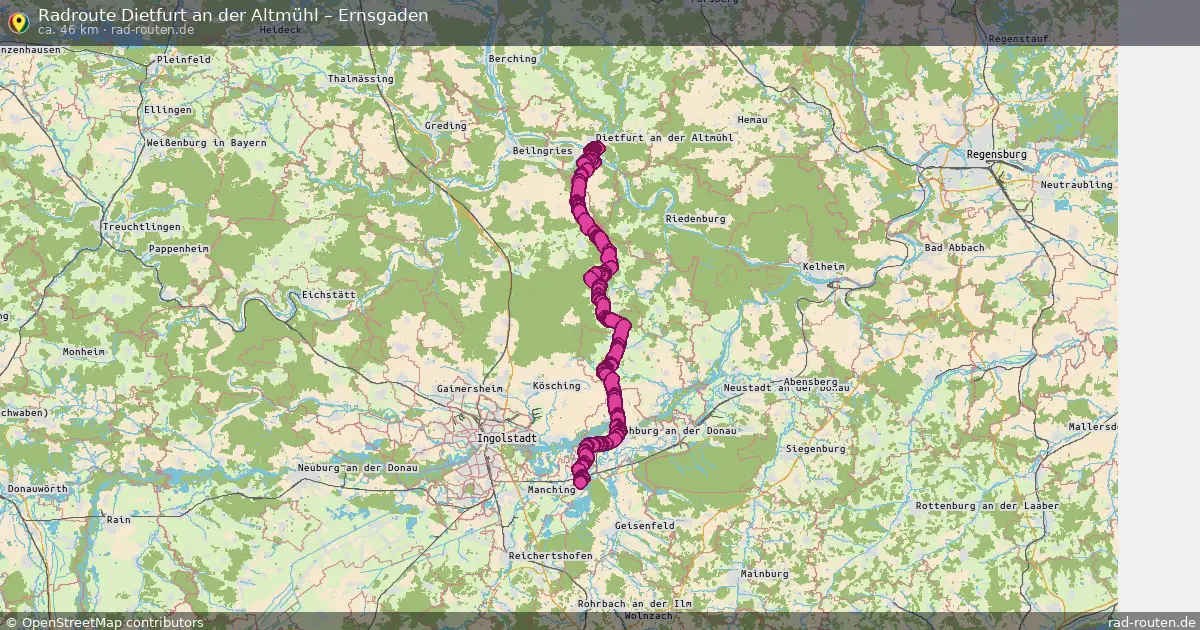 Radtour Dietfurt An Der Altmühl – Ernsgaden