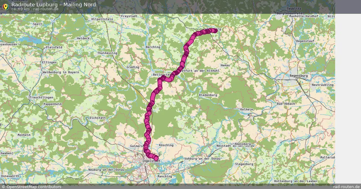 Radtour Lupburg – Mailing Nord