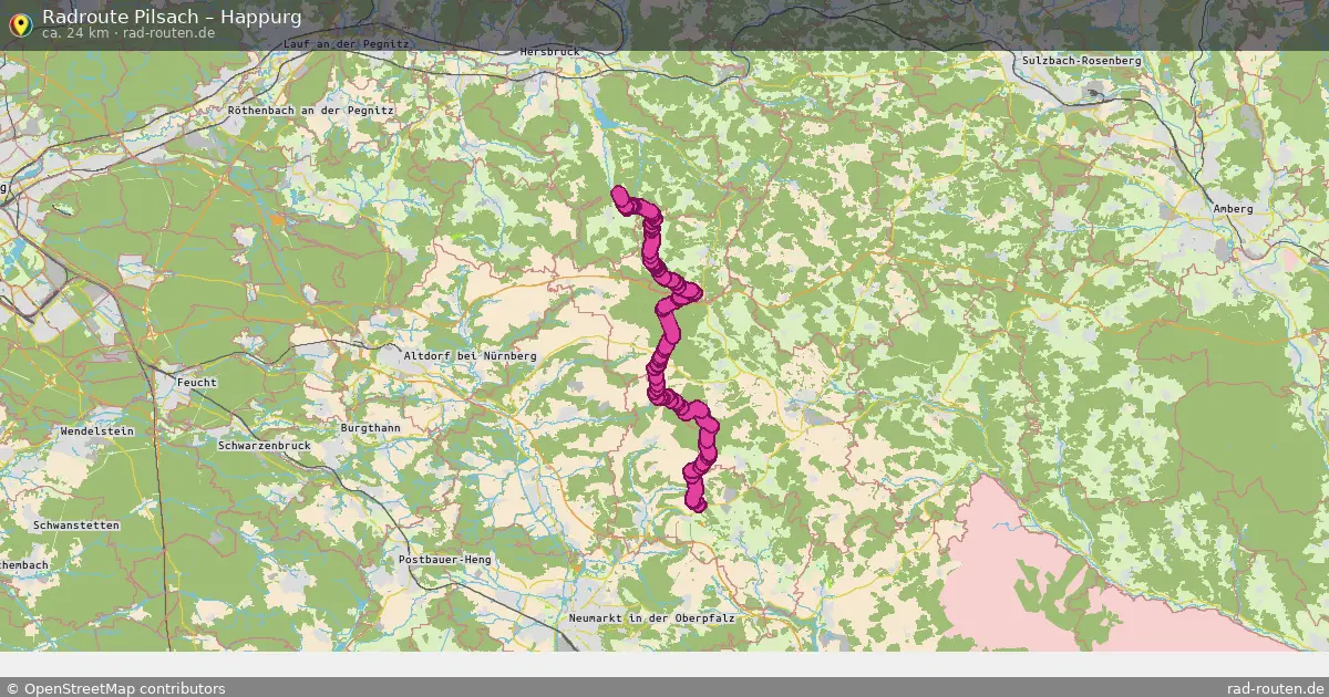 Radtour Pilsach – Happurg