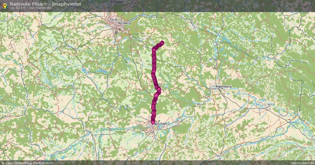 Radtour Pilsach – Josephviertel