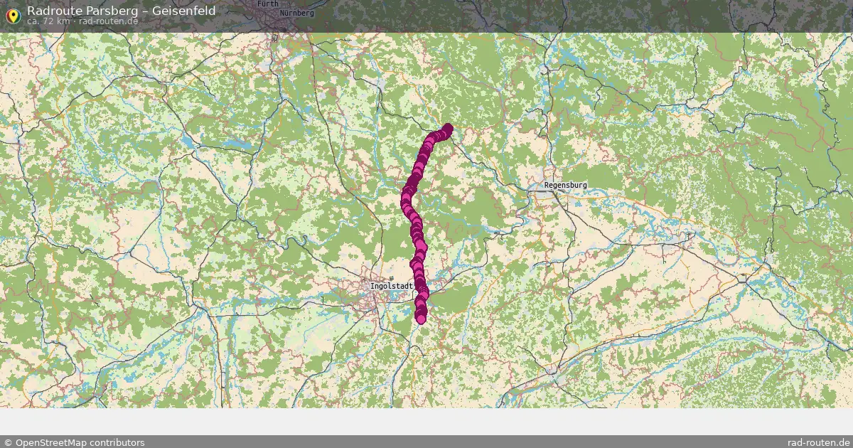 Radtour Parsberg – Geisenfeld