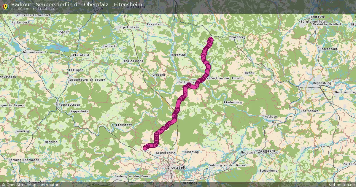Radtour Seubersdorf In Der Oberpfalz – Eitensheim