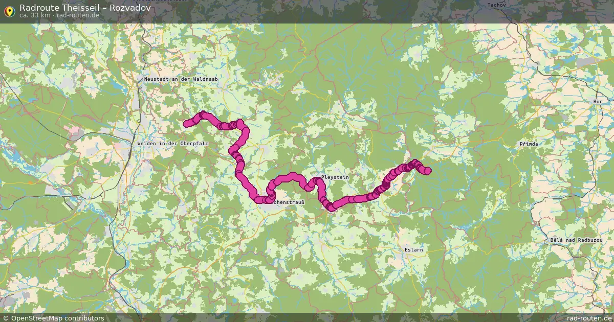 Radtour Theisseil – Rozvadov