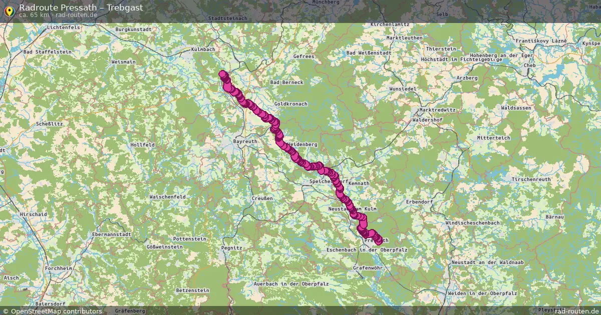 Radtour Pressath – Trebgast