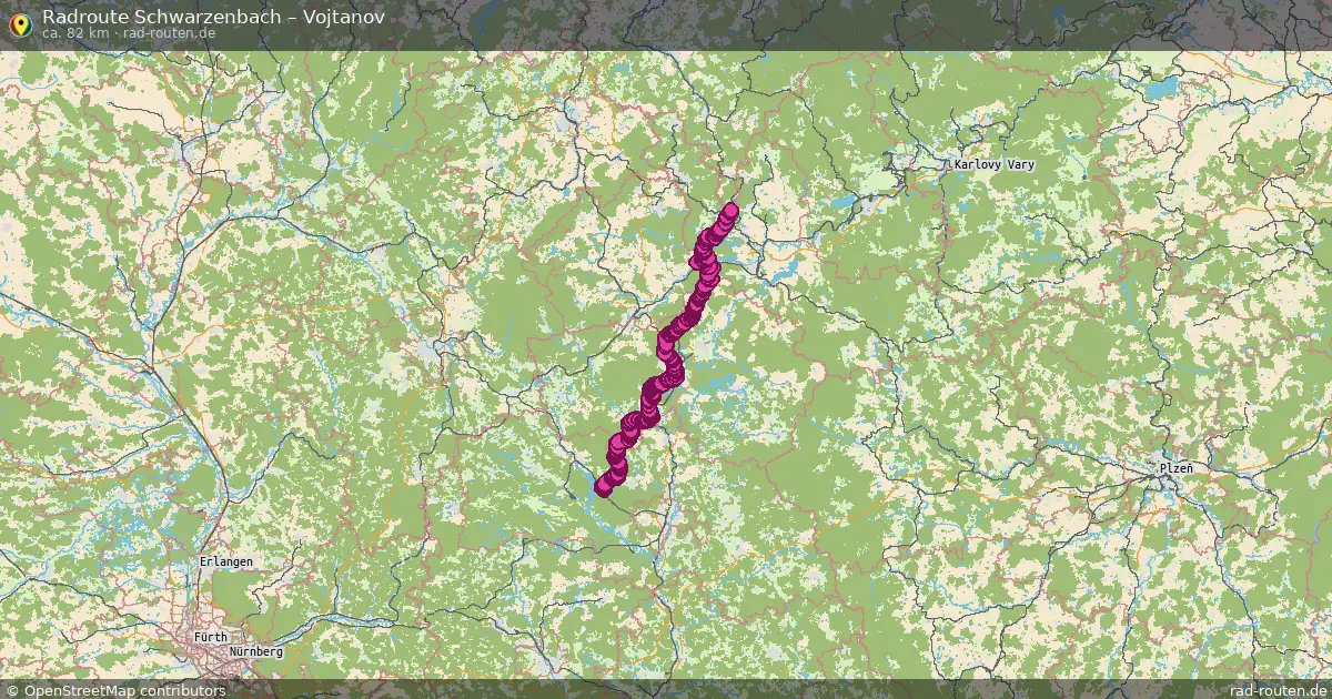 Radtour Schwarzenbach – Vojtanov