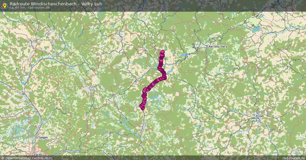Radtour Windischeschenbach – Velký Luh