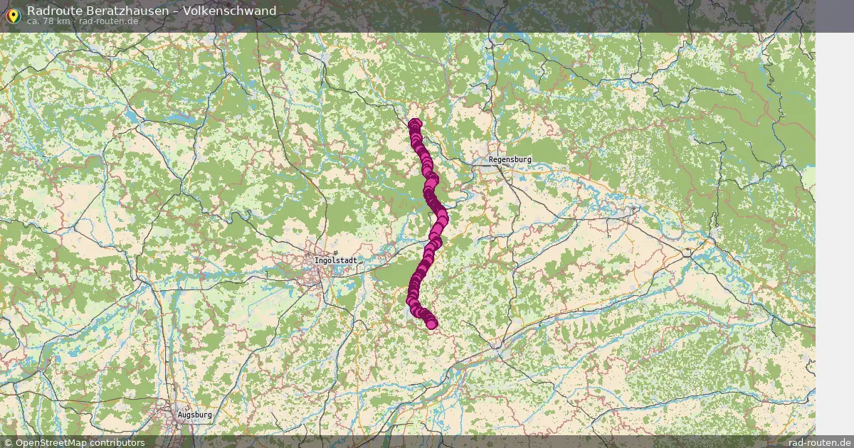 Radtour Beratzhausen – Volkenschwand