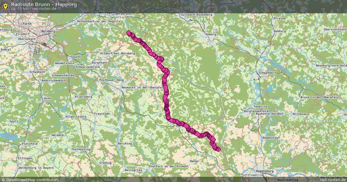 Radtour Brunn – Happurg