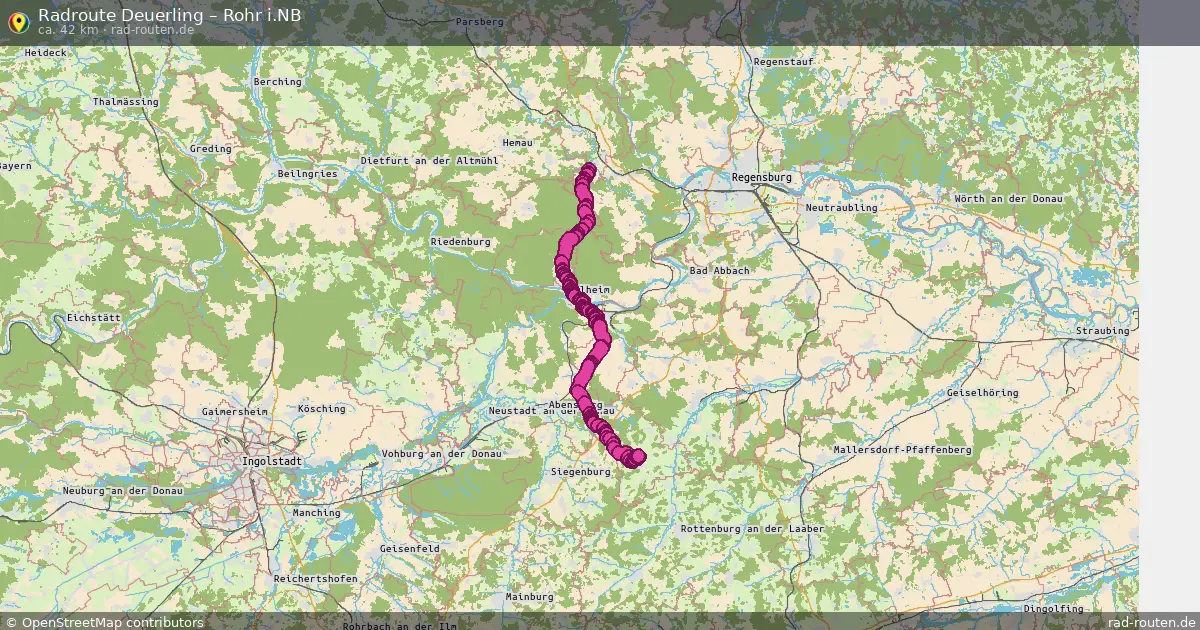 Radtour Deuerling – Rohr I.nb