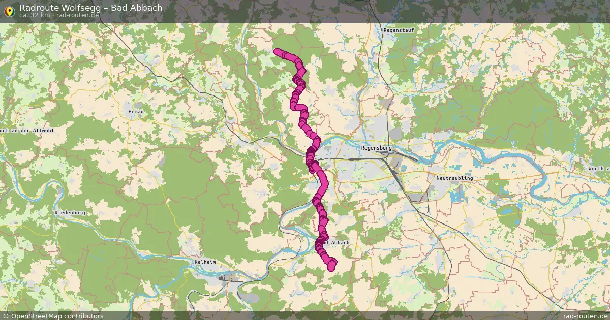 Radtour Wolfsegg – Bad Abbach