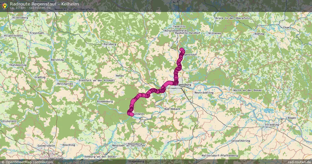 Radtour Regenstauf – Kelheim