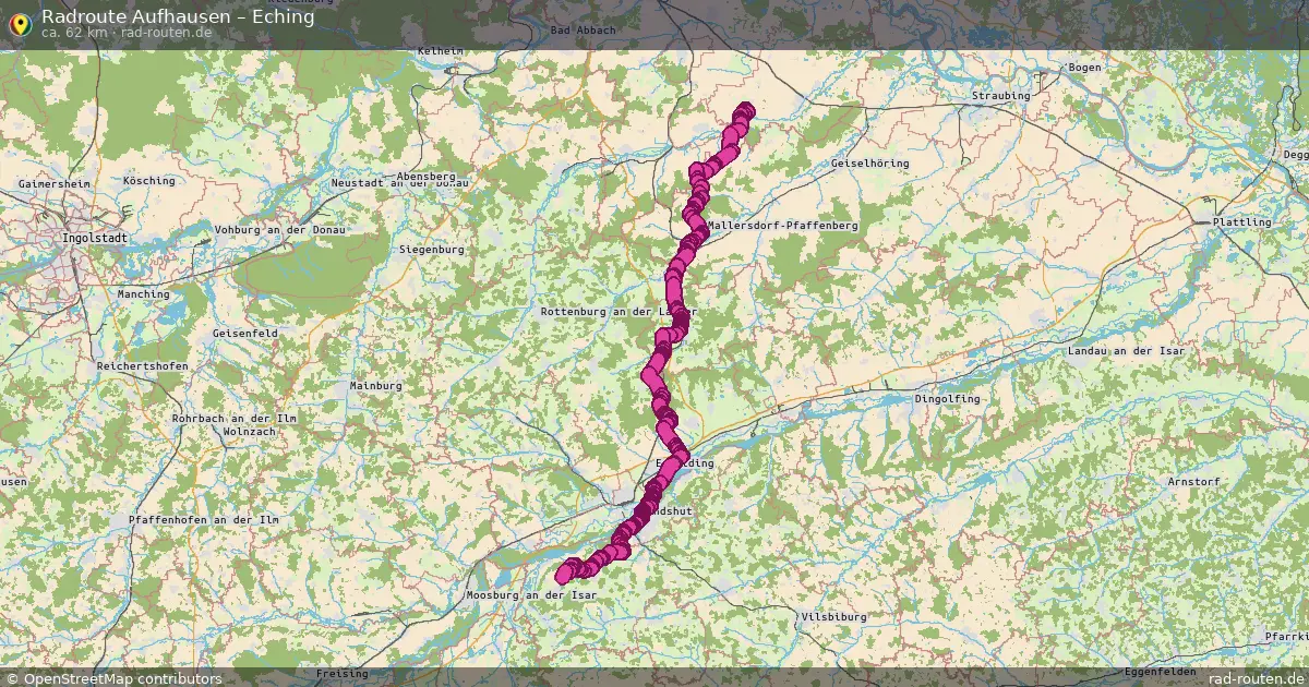 Radtour Aufhausen – Eching