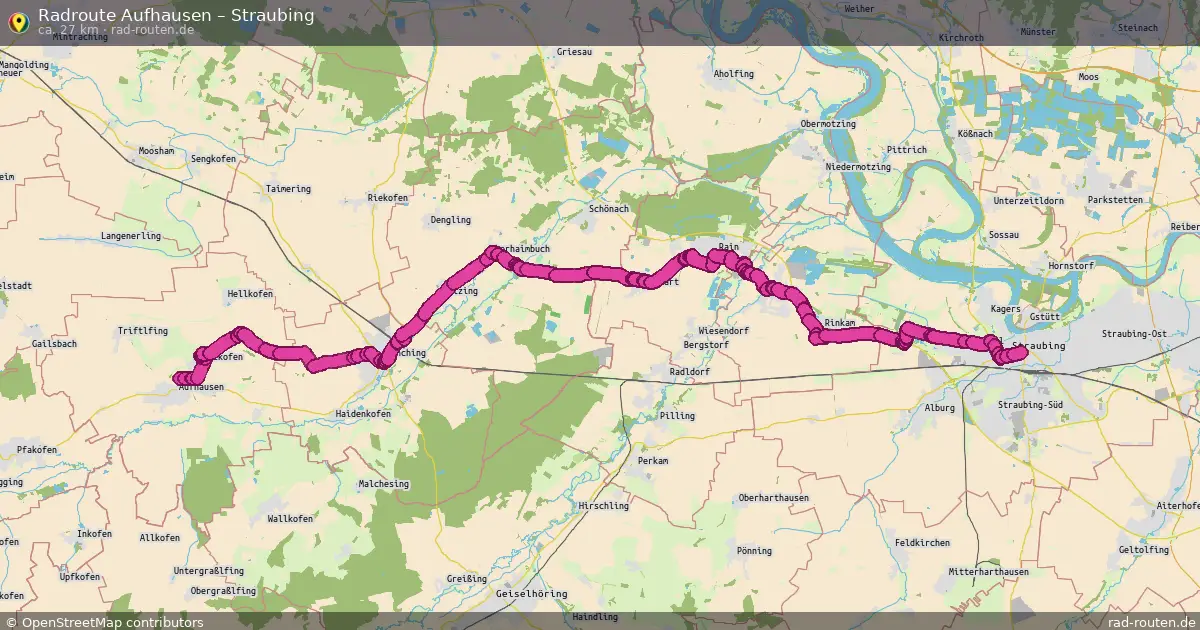 Radtour Aufhausen – Straubing