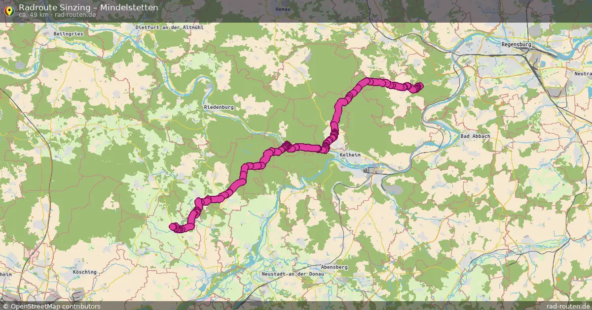 Radtour Sinzing – Mindelstetten