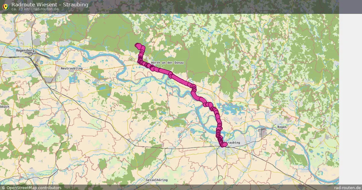 Radtour Wiesent – Straubing