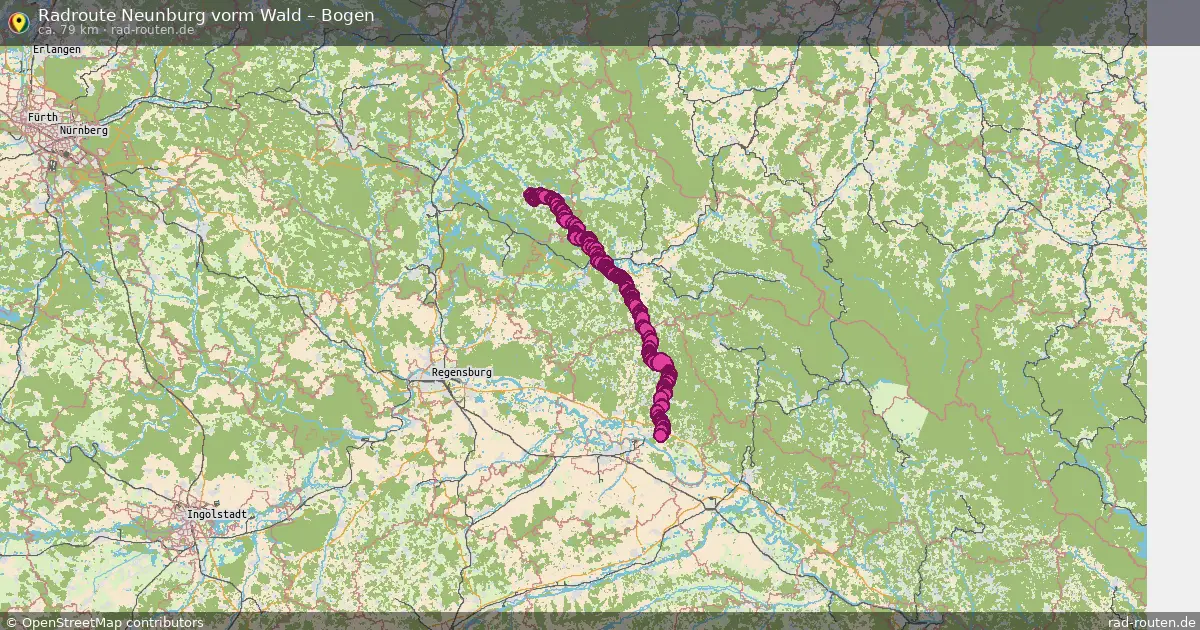 Radtour Neunburg Vorm Wald – Bogen