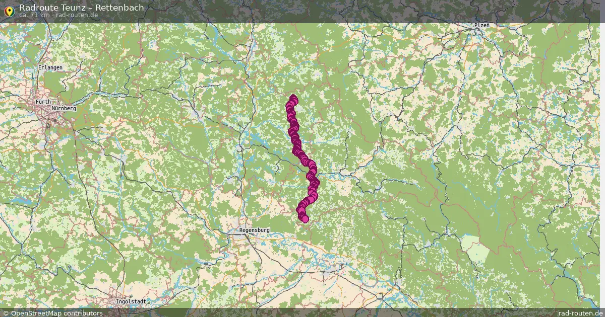Radtour Teunz – Rettenbach