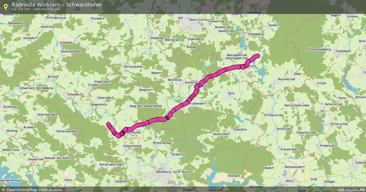 Radtour Winklarn – Schwarzhofen