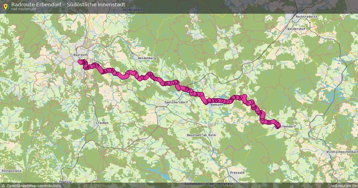 Radtour Erbendorf – Saas