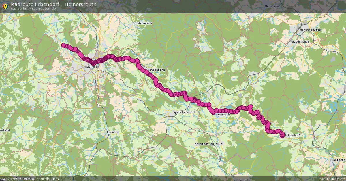 Radtour Erbendorf – Heinersreuth