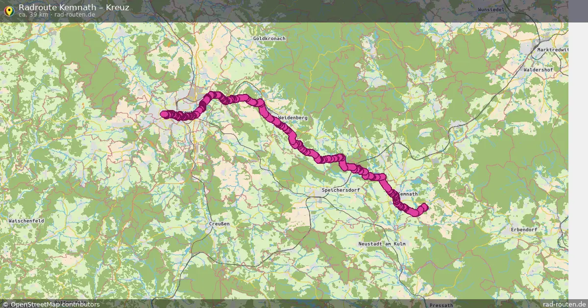 Radtour Kemnath – Kreuz