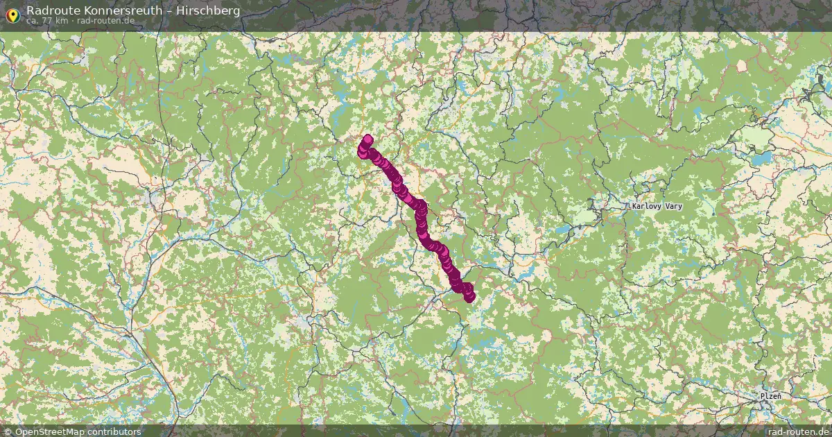 Radtour Konnersreuth – Hirschberg